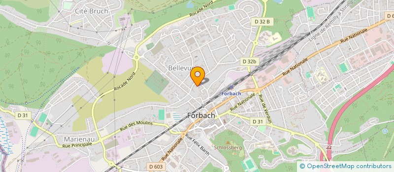 localisation de l'entreprise MONSIEUR CHRISTOPHE SOYER  FORBACH