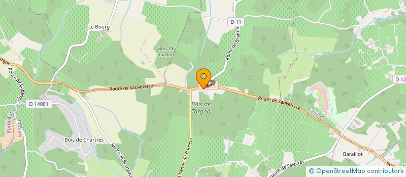 localisation de l'entreprise MONSIEUR CHRISTOPHE SPADA  TARGON