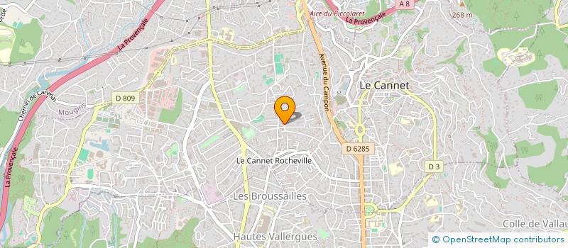 localisation de l'entreprise MONSIEUR CHRISTOPHE SPADOT à LE CANNET