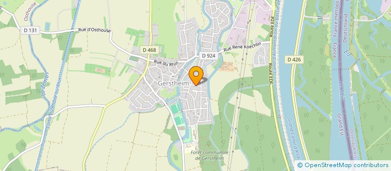 localisation de l'entreprise MONSIEUR CHRISTOPHE SPIES  GERSTHEIM
