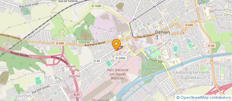 localisation de l'entreprise MONSIEUR CHRISTOPHE STACHOWICZ  DENAIN