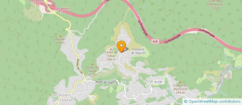 localisation de l'entreprise MONSIEUR CHRISTOPHE STANEK à FREJUS