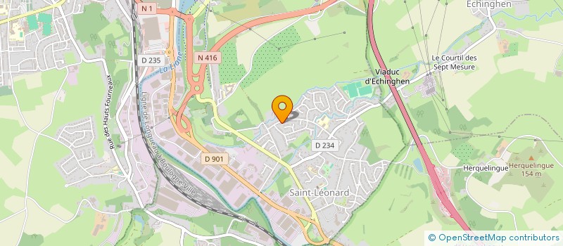 localisation de l'entreprise MONSIEUR CHRISTOPHE STEBACH  SAINT-LEONARD