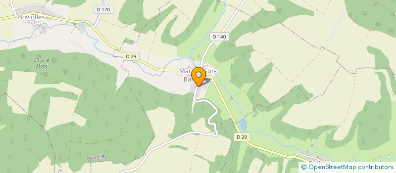 localisation de l'entreprise MONSIEUR CHRISTOPHE STEINER à MARSON-SUR-BARBOURE