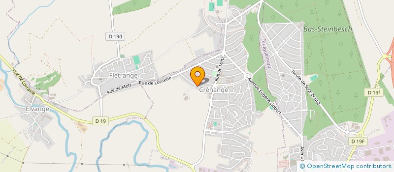 localisation de l'entreprise MONSIEUR CHRISTOPHE STEINMETZ  CREHANGE