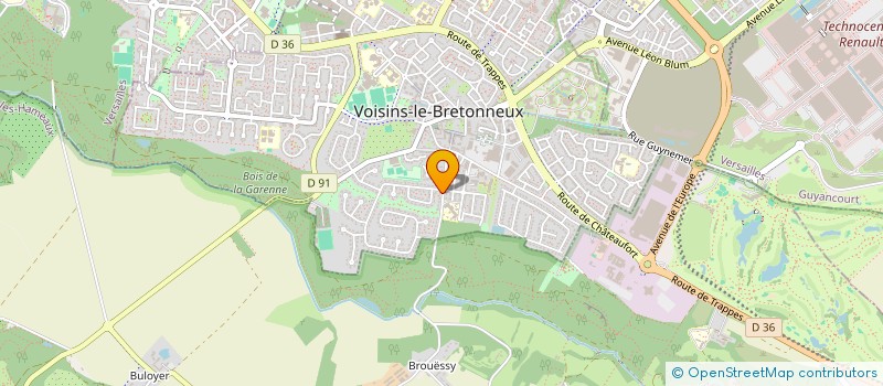 localisation de l'entreprise MONSIEUR CHRISTOPHE STELIAN à VOISINS-LE-BRETONNEUX