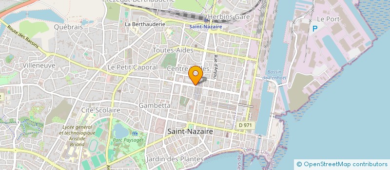 localisation de l'entreprise MONSIEUR CHRISTOPHE STEVENHEYDENS à SAINT-NAZAIRE