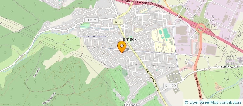 localisation de l'entreprise MONSIEUR CHRISTOPHE STRAPPAZZON  FAMECK