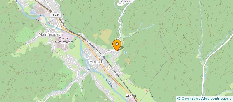 localisation de l'entreprise MONSIEUR CHRISTOPHE STRICH  MOOSCH