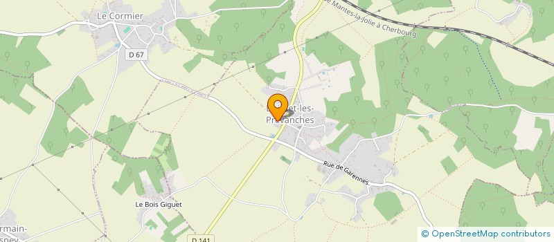 localisation de l'entreprise MONSIEUR CHRISTOPHE STROBEL  BOISSET-LES-PREVANCHES