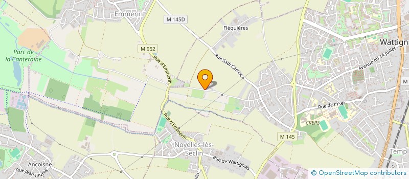 localisation de l'entreprise MONSIEUR CHRISTOPHE STRUYF  WATTIGNIES