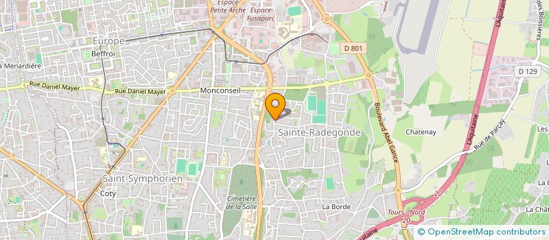 localisation de l'entreprise MONSIEUR CHRISTOPHE SUARD  TOURS