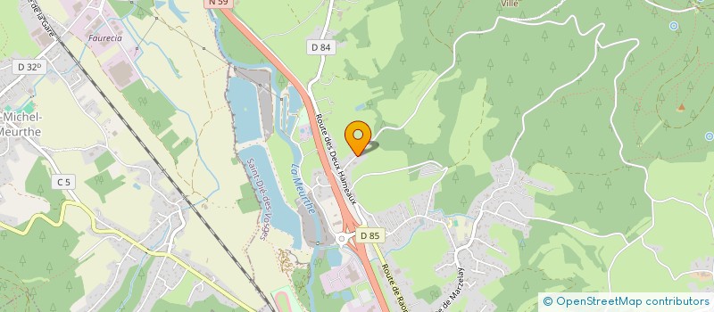 localisation de l'entreprise MONSIEUR CHRISTOPHE SUBIL  SAINT-DIE-DES-VOSGES