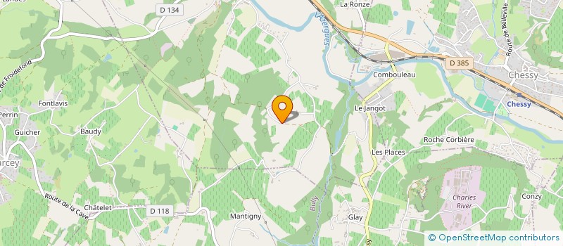 localisation de l'entreprise MONSIEUR CHRISTOPHE SUBRIN à LE BREUIL