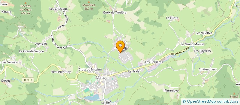 localisation de l'entreprise MONSIEUR CHRISTOPHE SUCHET à MATOUR