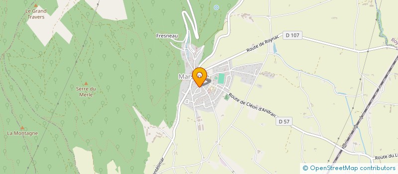 localisation de l'entreprise MONSIEUR CHRISTOPHE SUDAN  MARSANNE