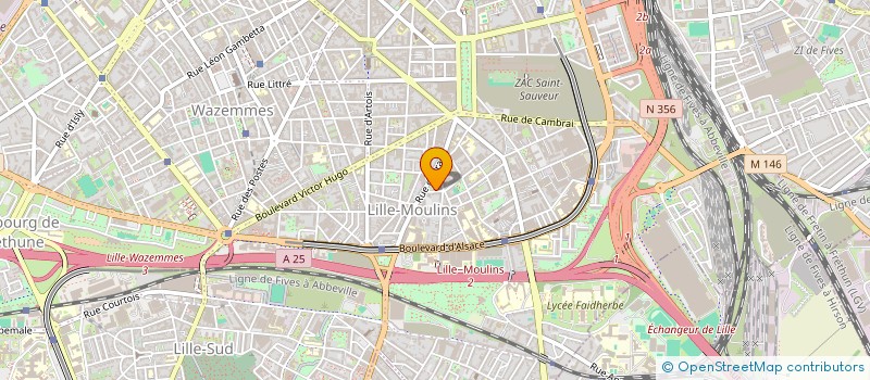 localisation de l'entreprise MONSIEUR CHRISTOPHE SUEUR à LILLE
