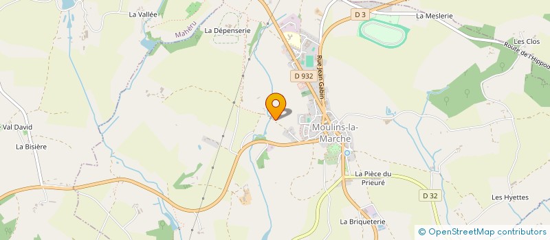 localisation de l'entreprise MONSIEUR CHRISTOPHE SURCIN à MOULINS-LA-MARCHE