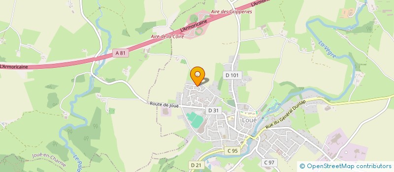 localisation de l'entreprise MONSIEUR CHRISTOPHE SURGET  LOUE