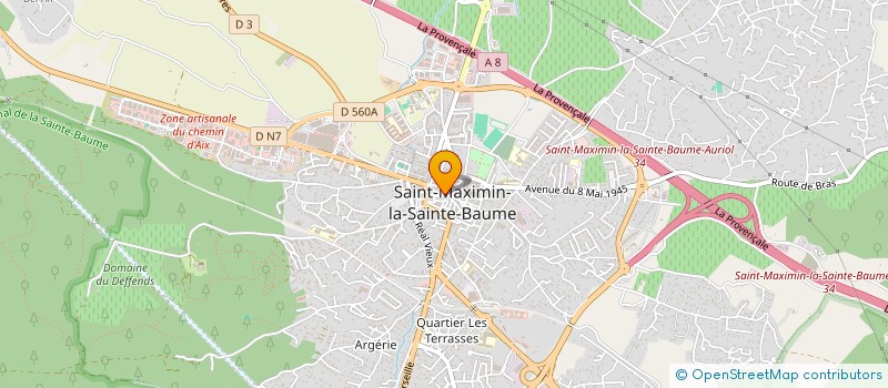 localisation de l'entreprise MONSIEUR CHRISTOPHE SURMENIAN  SAINT-MAXIMIN-LA-SAINTE-BAUME