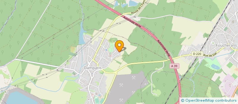 localisation de l'entreprise MONSIEUR CHRISTOPHE SUSSOT  DAMPARIS