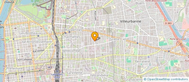 localisation de l'entreprise MONSIEUR CHRISTOPHE SWAL à VILLEURBANNE