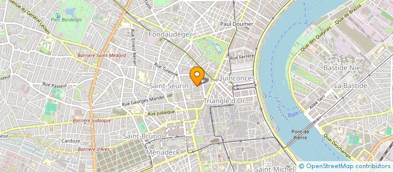 localisation de l'entreprise MONSIEUR CHRISTOPHE SYLVESTRE  BORDEAUX