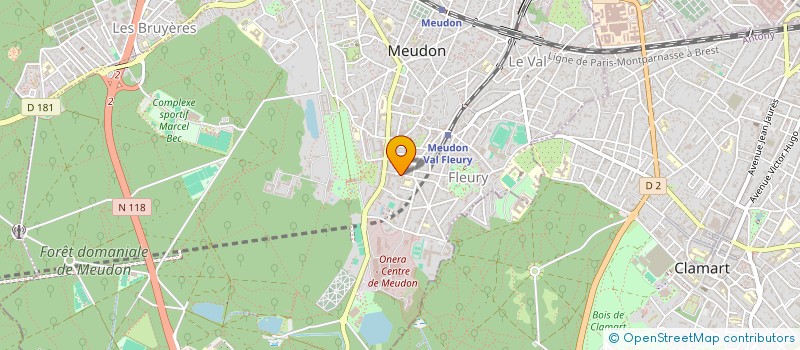 localisation de l'entreprise MONSIEUR CHRISTOPHE SYREN à MEUDON