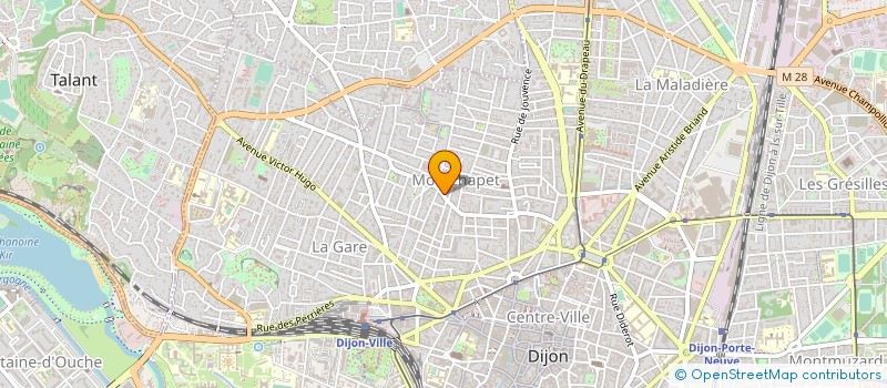 localisation de l'entreprise MONSIEUR CHRISTOPHE TACNET à DIJON