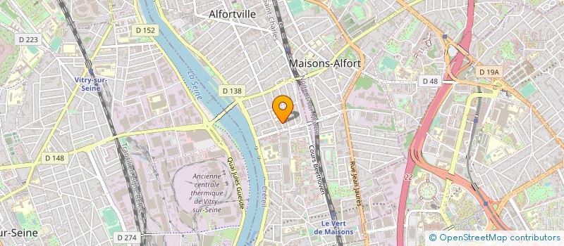 localisation de l'entreprise MONSIEUR CHRISTOPHE TAICLET à ALFORTVILLE