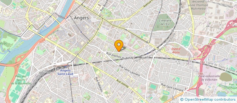 localisation de l'entreprise MONSIEUR CHRISTOPHE TALBOTEC à ANGERS