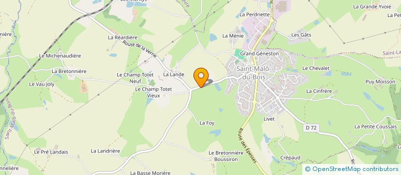 localisation de l'entreprise MONSIEUR CHRISTOPHE TALEC à SAINT-MALO-DU-BOIS