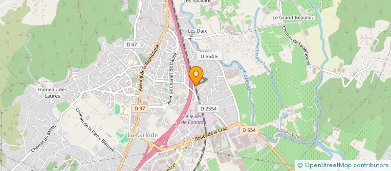 localisation de l'entreprise MONSIEUR CHRISTOPHE TAMPIER  LA FARLEDE