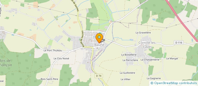 localisation de l'entreprise MONSIEUR CHRISTOPHE TANGUY à JARZE VILLAGES
