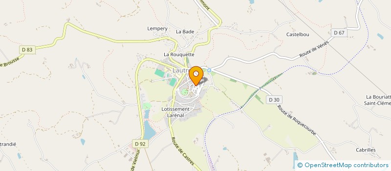 localisation de l'entreprise MONSIEUR CHRISTOPHE TANGUY à LAUTREC