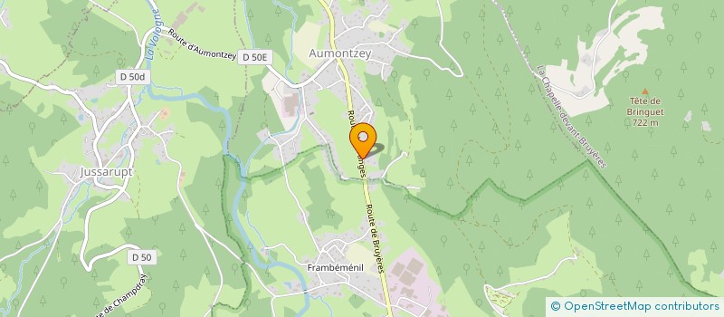 localisation de l'entreprise MONSIEUR CHRISTOPHE TANTIN  GRANGES-AUMONTZEY