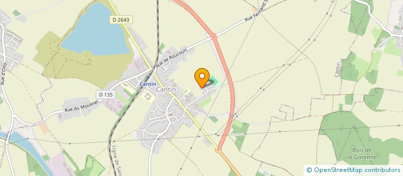 localisation de l'entreprise MONSIEUR CHRISTOPHE TAQUET  CANTIN