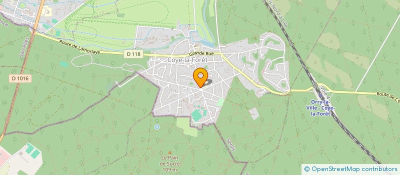 localisation de l'entreprise MONSIEUR CHRISTOPHE TARGY  COYE-LA-FORET