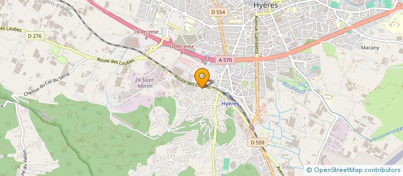 localisation de l'entreprise MONSIEUR CHRISTOPHE TAUZIEDE à HYERES