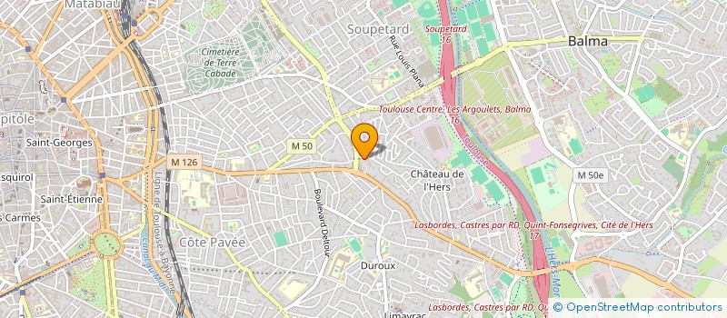 localisation de l'entreprise MONSIEUR CHRISTOPHE TAVERNA à TOULOUSE