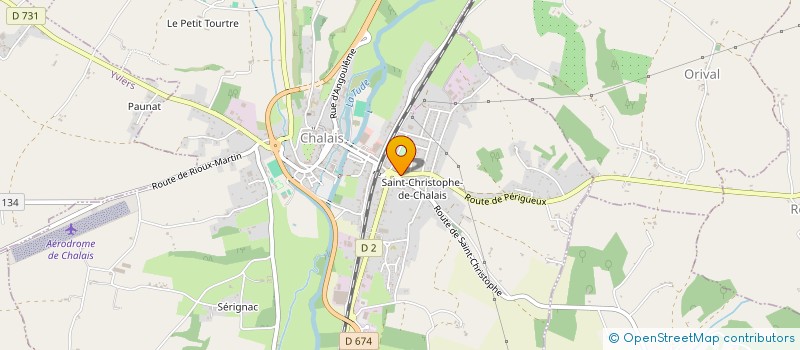 localisation de l'entreprise MONSIEUR CHRISTOPHE TEILLET à ANGOULEME