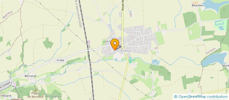 localisation de l'entreprise MONSIEUR CHRISTOPHE TEIXEIRA  CIVRIEUX