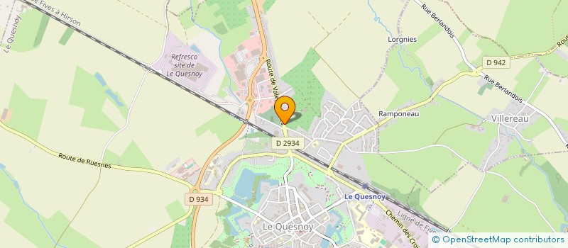 localisation de l'entreprise MONSIEUR CHRISTOPHE TELLIER à LE QUESNOY