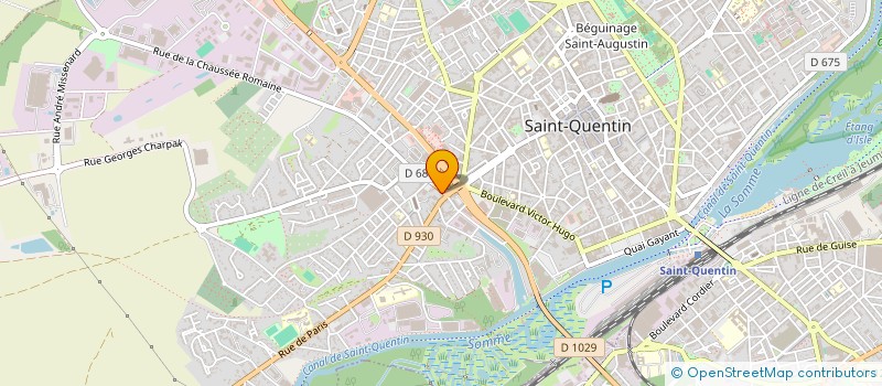 localisation de l'entreprise MONSIEUR CHRISTOPHE TELLIER à SAINT-QUENTIN