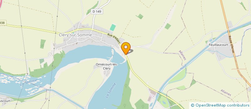 localisation de l'entreprise MONSIEUR CHRISTOPHE TELLIEZ  CLERY-SUR-SOMME