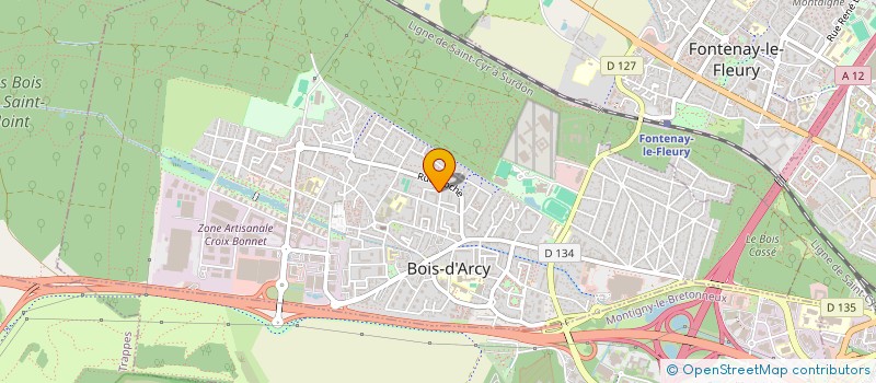 localisation de l'entreprise MONSIEUR CHRISTOPHE TENDERO  BOIS-D'ARCY