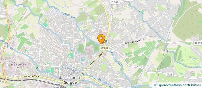 localisation de l'entreprise MONSIEUR CHRISTOPHE TENDIL  L'ISLE-SUR-LA-SORGUE