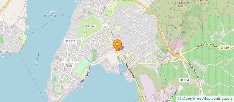 localisation de l'entreprise MONSIEUR CHRISTOPHE TENRET  BALARUC-LES-BAINS