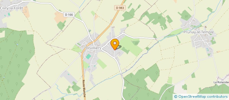 localisation de l'entreprise MONSIEUR CHRISTOPHE TERMOZ  ORVILLIERS
