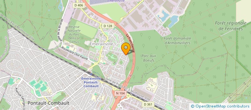 localisation de l'entreprise MONSIEUR CHRISTOPHE TERNOIR  EMERAINVILLE